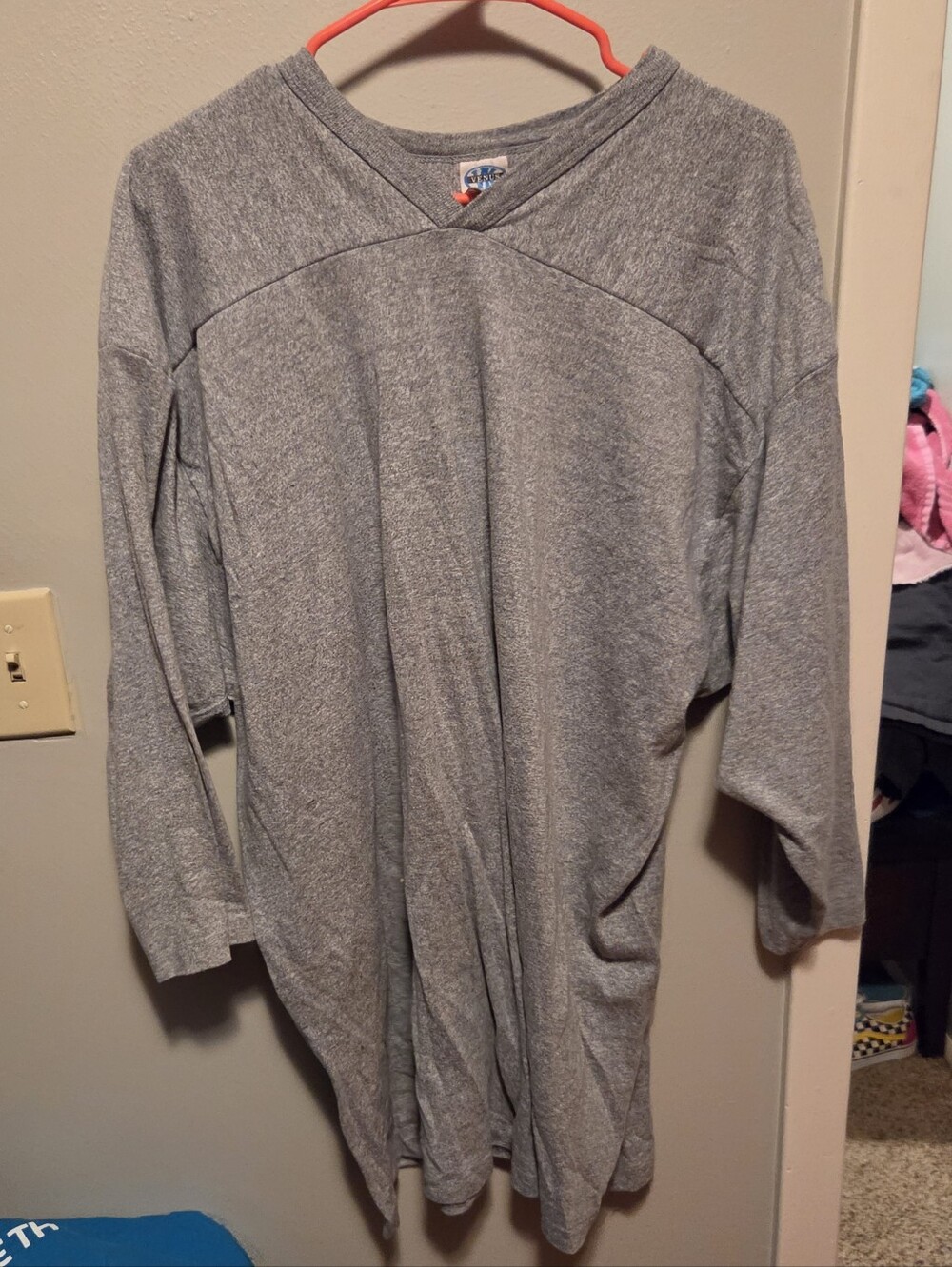 VENUS Long Heather Gray Pullover Crewneck